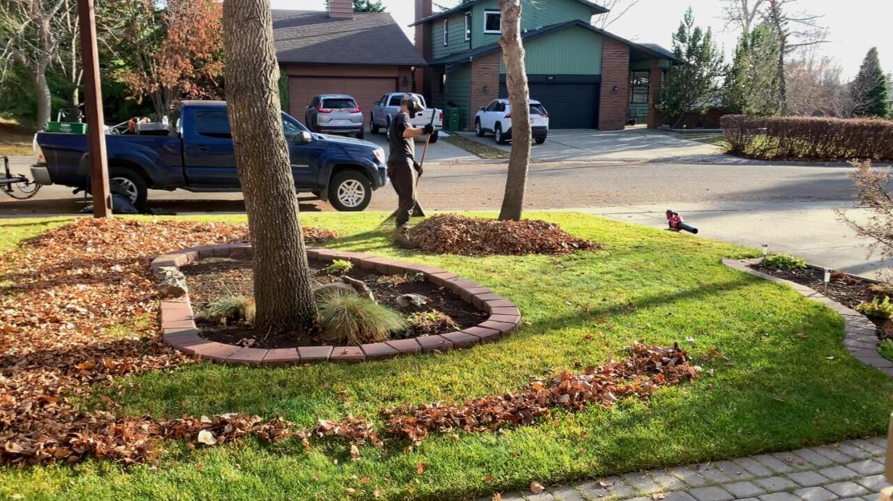 Fall Cleanup Services in Calgary by Ace Landscapes