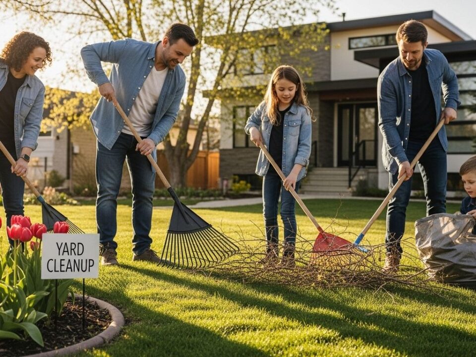 Calgary spring yard cleanup