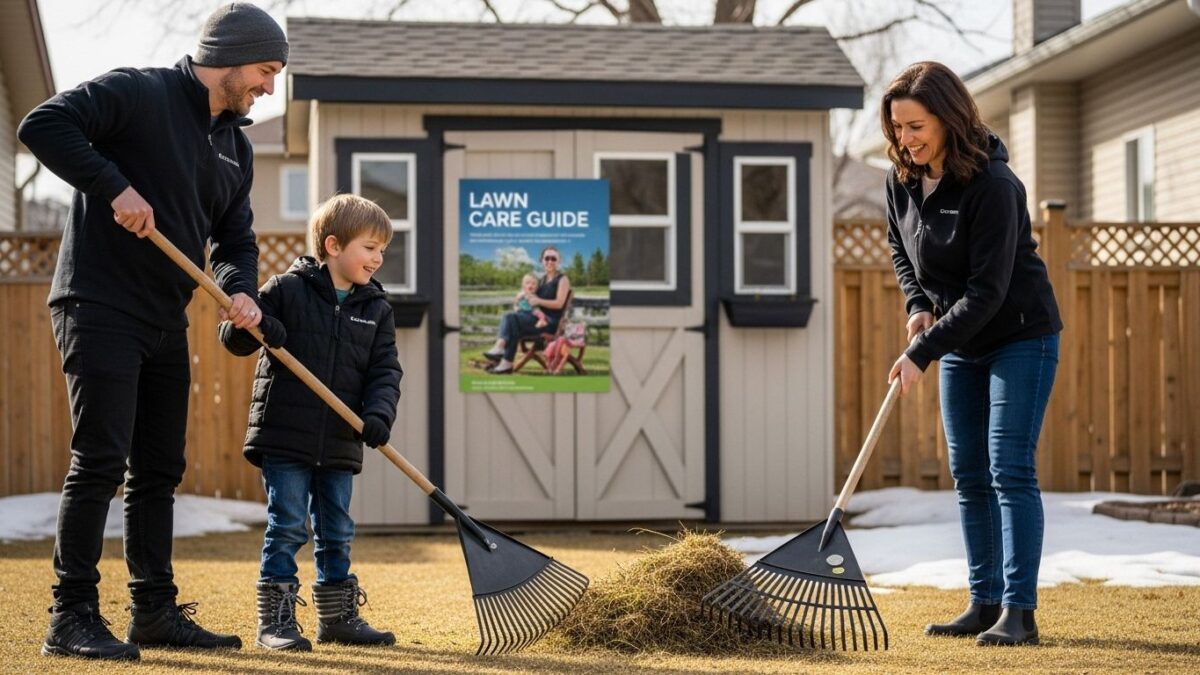 spring lawn care Calgary