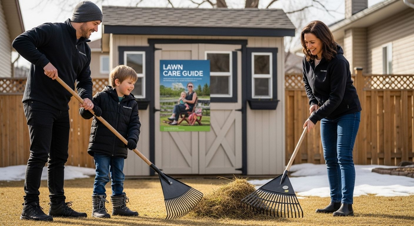 spring lawn care Calgary