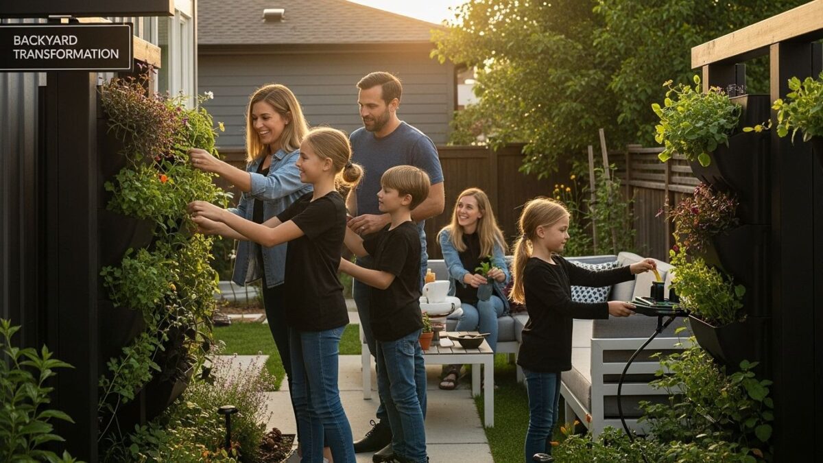 Calgary backyard transformation