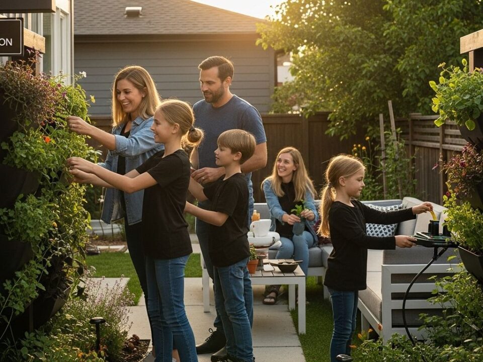 Calgary backyard transformation