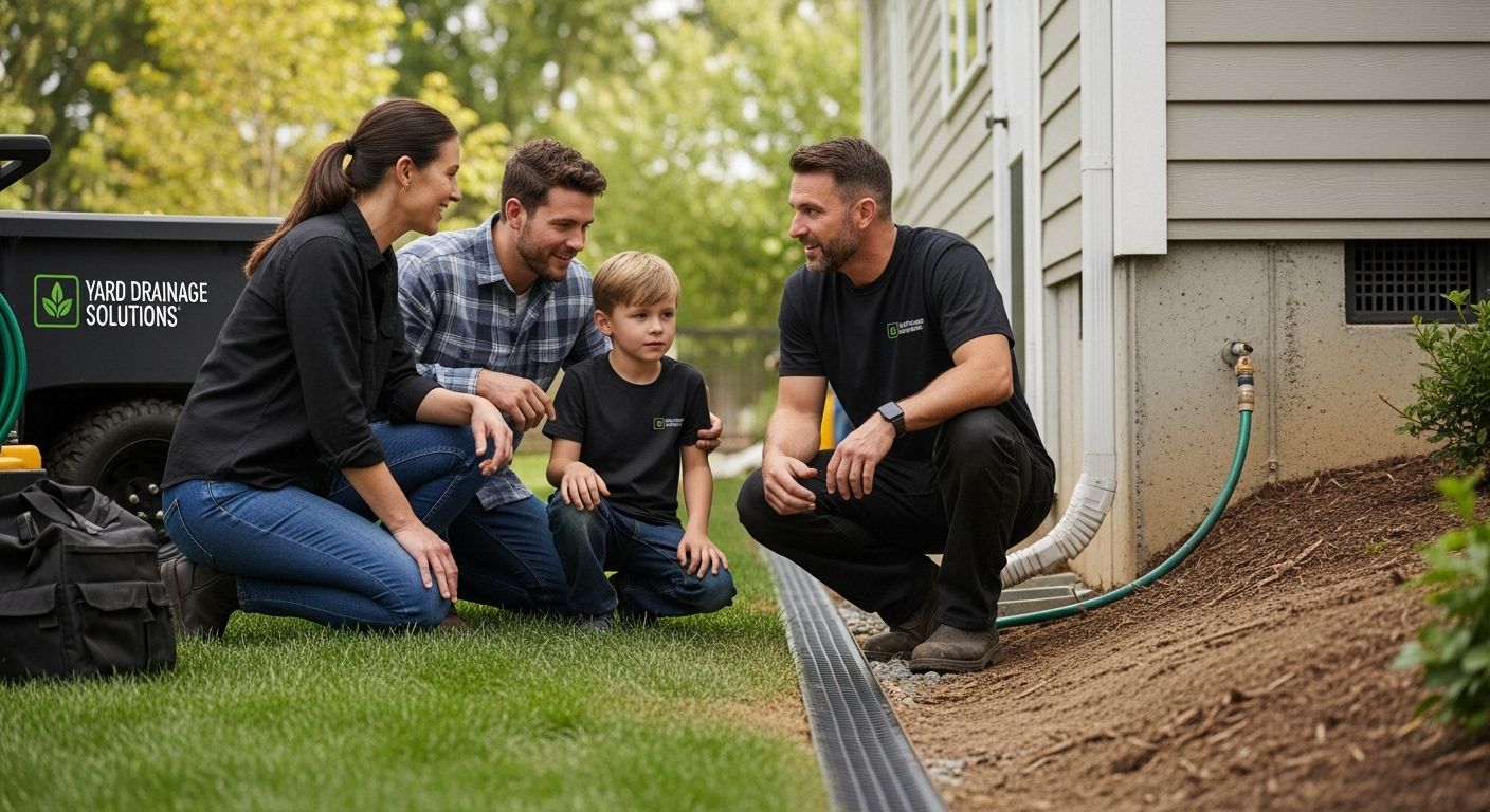 yard drainage solutions property