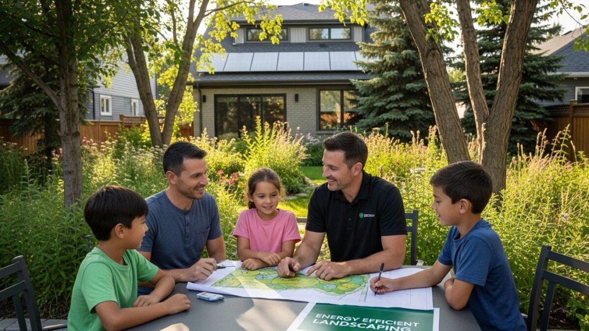 energy efficient landscaping family